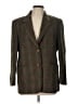 Elena Miro 100% Alpaca Tweed Brown Wool Blazer Size EU (FR) 44 / US 12 - photo 1