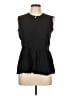 Manila Grace Black Sleeveless Blouse Size EU (IT) 46 / US 10 - photo 1