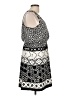 Magic Graphic Black Casual Dress Size L - photo 4