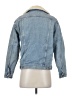 Topshop 100% Cotton Blue Denim Jacket Size 2 - photo 2