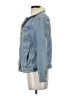 Topshop 100% Cotton Blue Denim Jacket Size 2 - photo 5