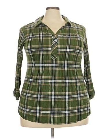 Westport 3/4 Sleeve Button-Down Shirt (view 1)