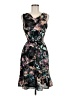 Outback Red 100% Polyester Print Black Cocktail Dress Size 6 - photo 1