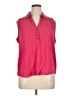 Maurices Pink Sleeveless Button-Down Shirt Size XL - photo 1