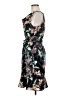 Outback Red 100% Polyester Print Black Cocktail Dress Size 6 - photo 5