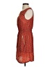 Pinky 100% Polyester Chevron-herringbone Orange Cocktail Dress Size S - photo 5