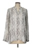 Emma & Olivia 100% Polyester Silver Long Sleeve Blouse Size L - photo 1