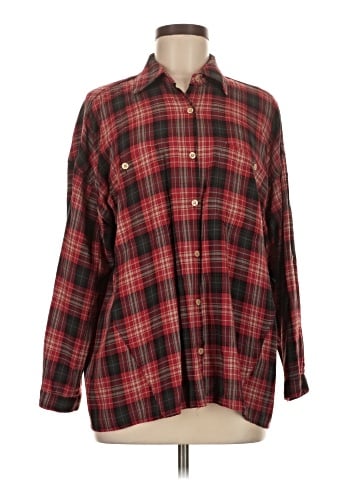 Max Studio Long Sleeve Button-Down Shirt (view 1)