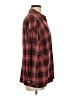 Max Studio 100% Rayon Plaid Red Long Sleeve Button-Down Shirt Size M - photo 4