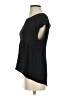 Bar III 100% Polyester Black Short Sleeve Blouse Size XS - photo 5