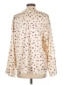 Vince. 100% Silk Ivory Jacket Size L - photo 2