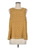 Pleione Yellow Sleeveless Blouse Size M - photo 1