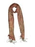 Unbranded Paisley Brown Tan Scarf One size - photo 1