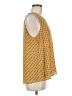 Pleione Yellow Sleeveless Blouse Size M - photo 4