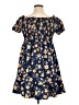 Unbranded Floral Blue Casual Dress Size 1X - photo 2