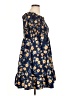 Unbranded Floral Blue Casual Dress Size 1X - photo 4