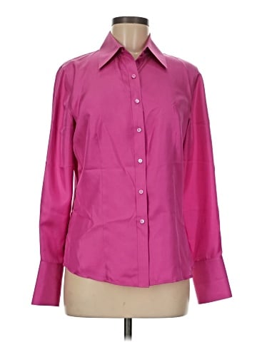 Ann Taylor Long Sleeve Silk Top (view 1)