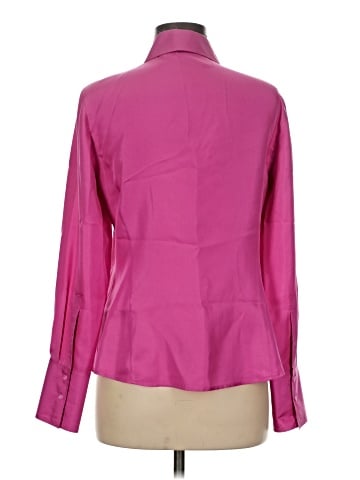 Ann Taylor Long Sleeve Silk Top (view 2)