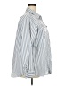 Unbranded 100% Polyester Stripes Blue 3/4 Sleeve Blouse Size 2X - photo 4