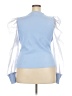 Left Coast by Dolan Blue Long Sleeve Blouse Size 2X - photo 2