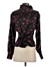 Maggie Lawrence Floral Black Long Sleeve Blouse Size S - photo 2