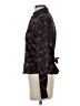 Maggie Lawrence Floral Black Long Sleeve Blouse Size S - photo 5