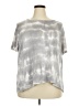 White Mark Tie-dye Silver Short Sleeve T-Shirt Size 3X - photo 1