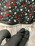 Zara Basic Animal Print Black Casual Pants Size L - photo 8