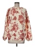 Penelope Rose Floral Ivory Pullover Sweater Size M - photo 1