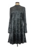 ABS Collection Metallic Gray Casual Dress Size 12 - photo 1