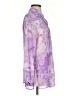Susan Graver 100% Polyester Paisley Purple Long Sleeve Blouse Size S - photo 4