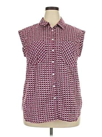 Sejour Sleeveless Button-Down Shirt (view 1)