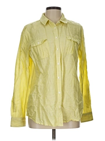 Banana Republic Factory Store Long Sleeve Button-Down Shirt (view 1)