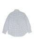 Il Gufo Checkered-gingham Blue Long Sleeve Button-Down Shirt Size 8 - photo 2