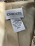 Chico's 100% Polyester Tweed Gold Jacket Size XL (3) - photo 6
