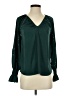 Vince Camuto 100% Polyester Green Long Sleeve Blouse Size XXS - photo 1