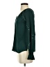 Vince Camuto 100% Polyester Green Long Sleeve Blouse Size XXS - photo 5