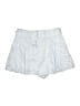 Club Monaco Metallic Silver Shorts Size 12 - photo 1