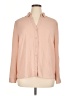 The Limited 100% Polyester Solid Pink Long Sleeve Blouse Size XL (petite) - photo 1