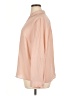 The Limited 100% Polyester Solid Pink Long Sleeve Blouse Size XL (petite) - photo 5