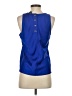 J.Crew Blue Sleeveless Top Size XS - photo 2