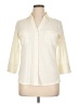 J. McLaughlin Ivory 3/4 Sleeve Blouse Size XL - photo 1
