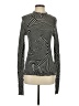Weekday 100% Cotton Gray Long Sleeve Turtleneck Size P (petite) - photo 1