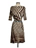 Etcetera Animal Print Brown Casual Dress Size 2 - photo 2