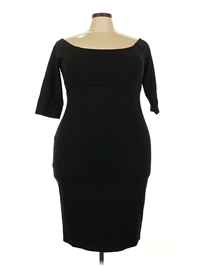 Pre-owned City Chic Cocktail Dress In Black
