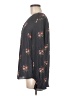 T Tahari 100% Polyester Floral Gray Long Sleeve Blouse Size M - photo 5