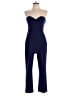 Express Solid Blue Jumpsuit Size 10 - photo 1