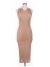 ASHRO 100% Polyester Tan Cocktail Dress Size L - photo 1