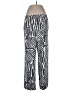 Ann Taylor LOFT Graphic Gray Casual Pants Size L - photo 1