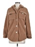 Shein 100% Polyester Brown Faux Fur Jacket Size 2 - photo 1